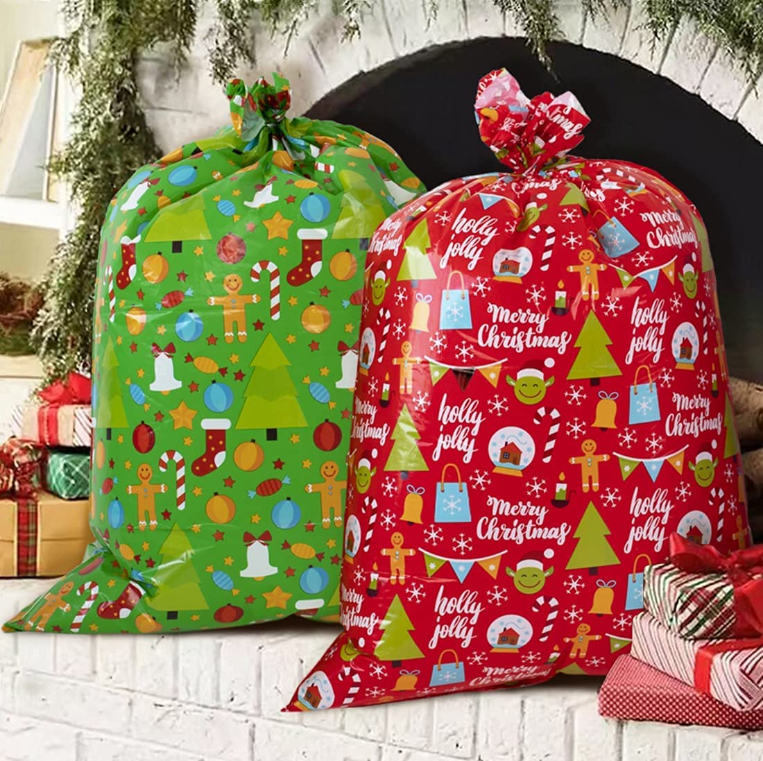 Amazon.com: GuassLee 6pcs Large Christmas Gift Bag for Presents